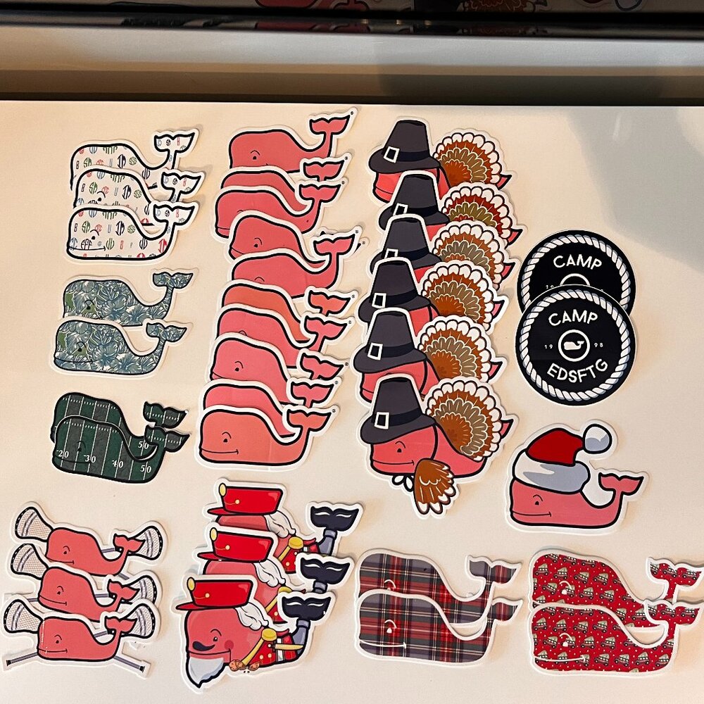 NEW - Bundle of 36 Vineyard Vines Stickers